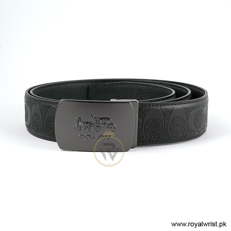 Coach Men’s Reversible Leather Belt with Buckle Gift Set CH-10041 - Image 4