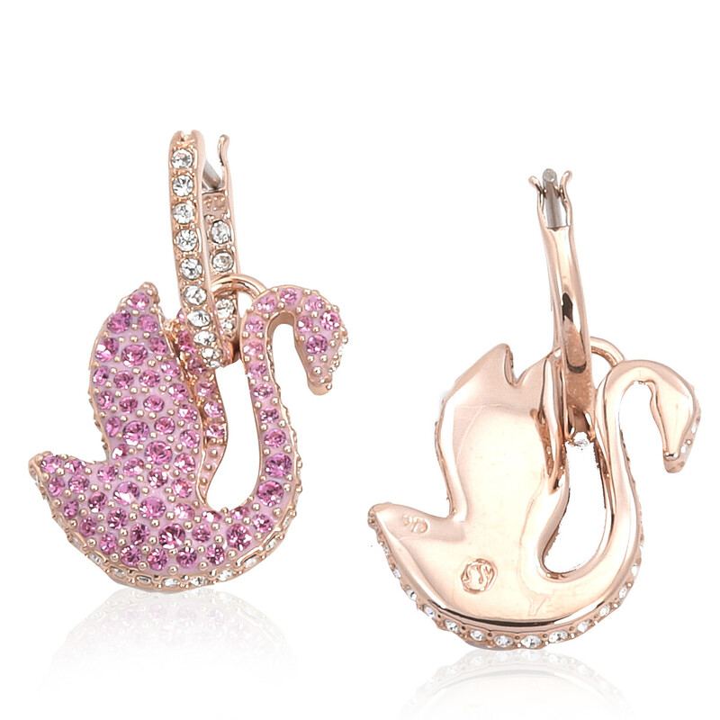 Swarovski Iconic Swan Drop Earrings 5647544 - Image 2