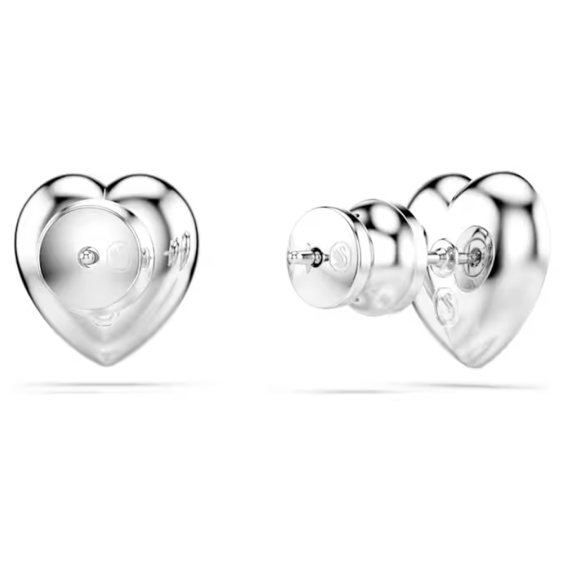 Swarovski Ariana Grande x Swarovski Heart Stud Earrings White Rhodium Plated 5720859 - Image 4
